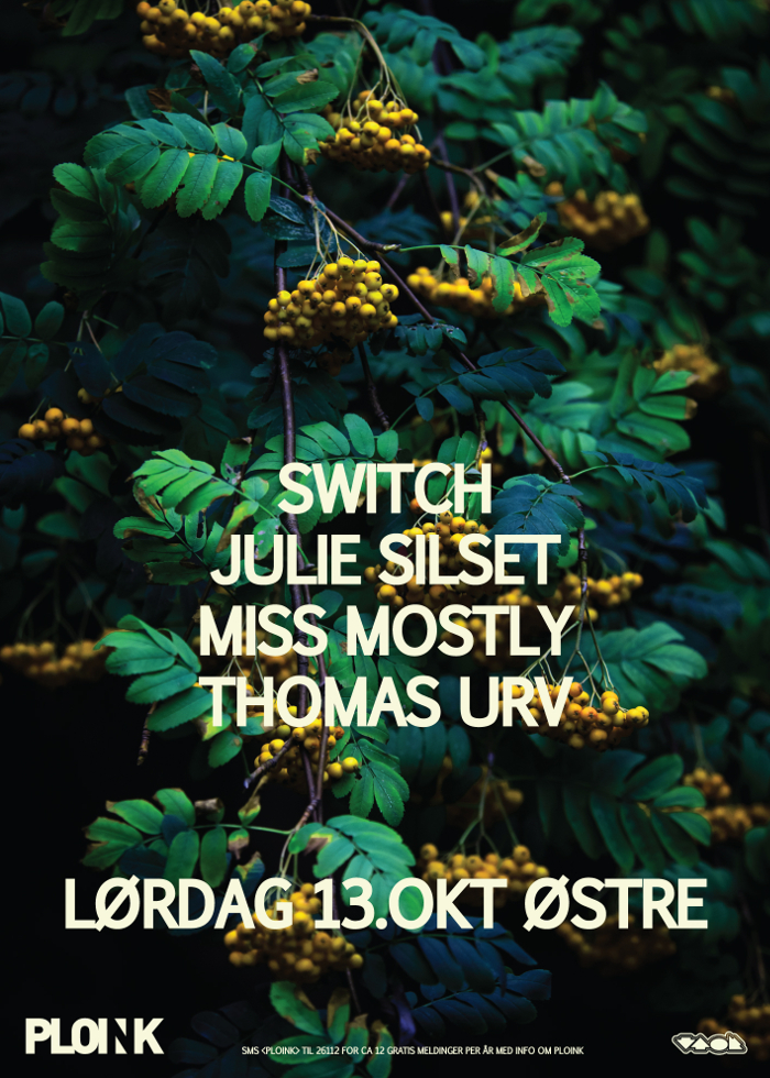 PL025NK Releaseparty!Switch, Julie Silset Miss Mostly, Thomas UrvAnders G, VJ Lupo13.10.18 Bergen